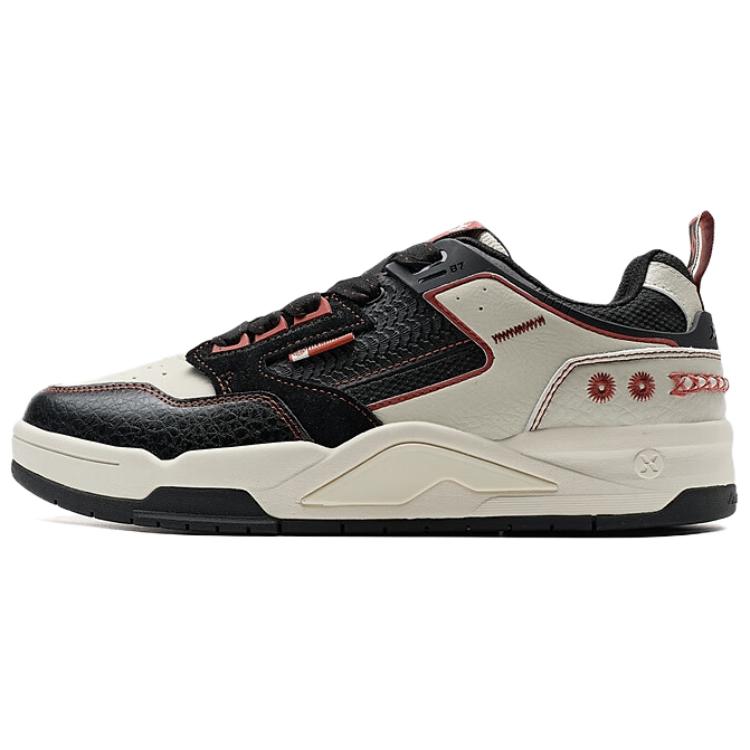 XTEP Новые легкие нескользящие и износостойкие низкие кроссовки для скейтбординга для мужчин, черно-белые 
XTEP Новые легкие нескользящие и износостойкие низкие кроссовки для скейтбординга для мужчин, черно-белые