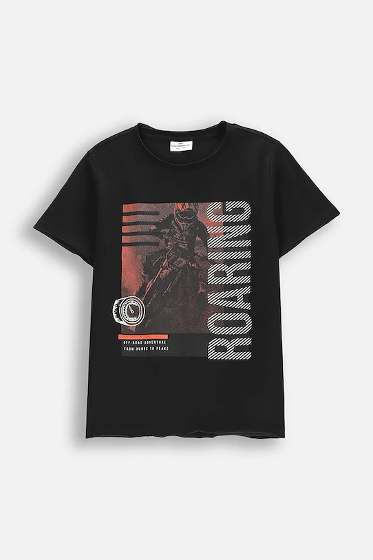 Хлопковая футболка Coccodrillo, черный
Хлопковая футболка Coccodrillo, черный