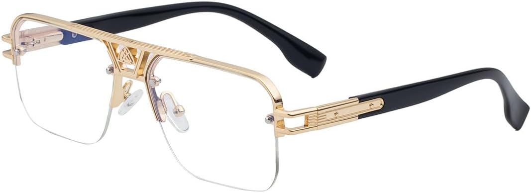 Мужские винтажные солнцезащитные очки, полуметаллическая оправа, защита от УФ-излучения UV400, ретро-стиль, идеально подходят для ежедневных поездок на работу и вождения GDKPJDT, 7
Мужские винтажные солнцезащитные очки, полуметаллическая оправа, защита от УФ-излучения UV400, ретро-стиль, идеально подходят для ежедневных поездок на работу и вождения GDKPJDT, 7