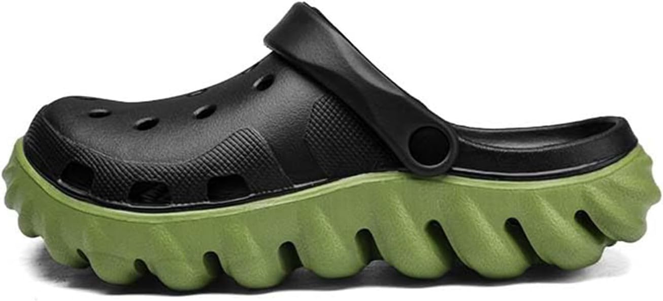 Мужские удобные садовые сабо с толстой подошвой, дышащие, износостойкие, противоскользящие сандалии для пляжа, прогулок, дома и улицы Generic, черный
Мужские удобные садовые сабо с толстой подошвой, дышащие, износостойкие, противоскользящие сандалии для пляжа, прогулок, дома и улицы Generic, черный