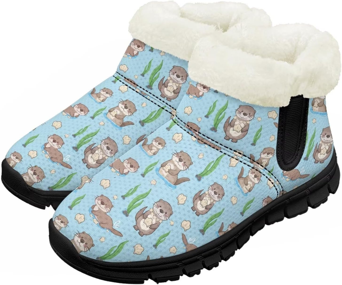 Детские зимние ботинки Chririnla для девочек и мальчиков, водонепроницаемые, с противоскользящей подошвой, на меховой подкладке, для улицы, зимние кроссовки для маленьких и больших детей, Cute Otter
Детские зимние ботинки Chririnla для девочек и мальчиков, водонепроницаемые, с противоскользящей подошвой, на меховой подкладке, для улицы, зимние кроссовки для маленьких и больших детей, Cute Otter