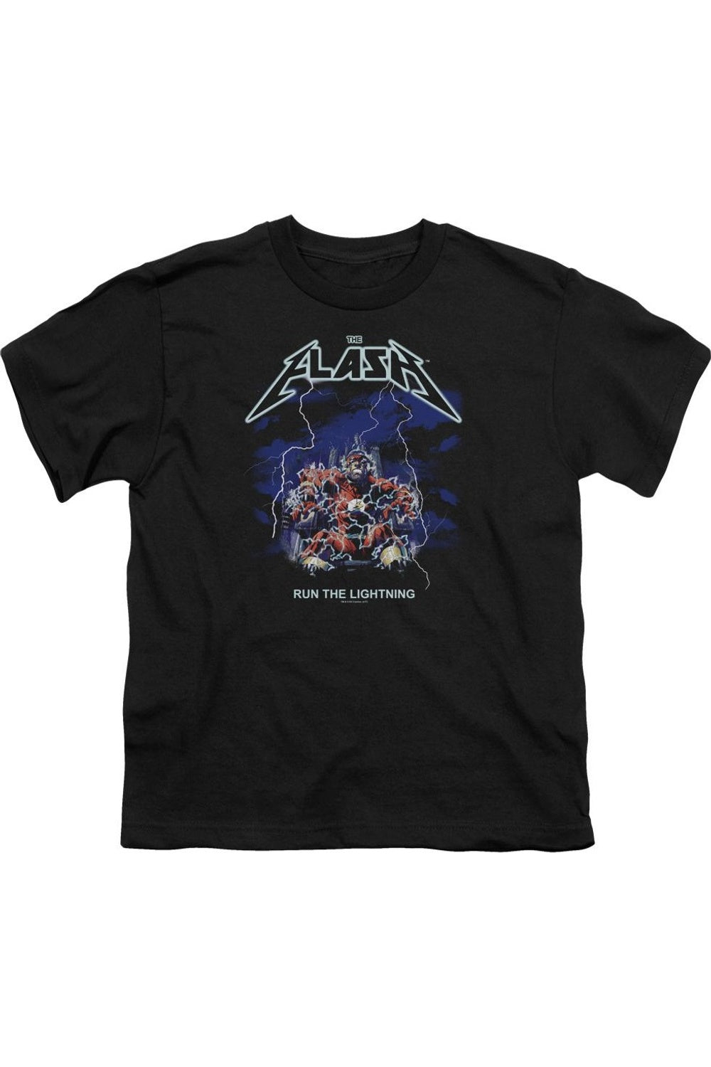 Футболка DC Comics Flash Run The Lightning с коротким рукавом для детей Gildan, черный
Футболка DC Comics Flash Run The Lightning с коротким рукавом для детей Gildan, черный