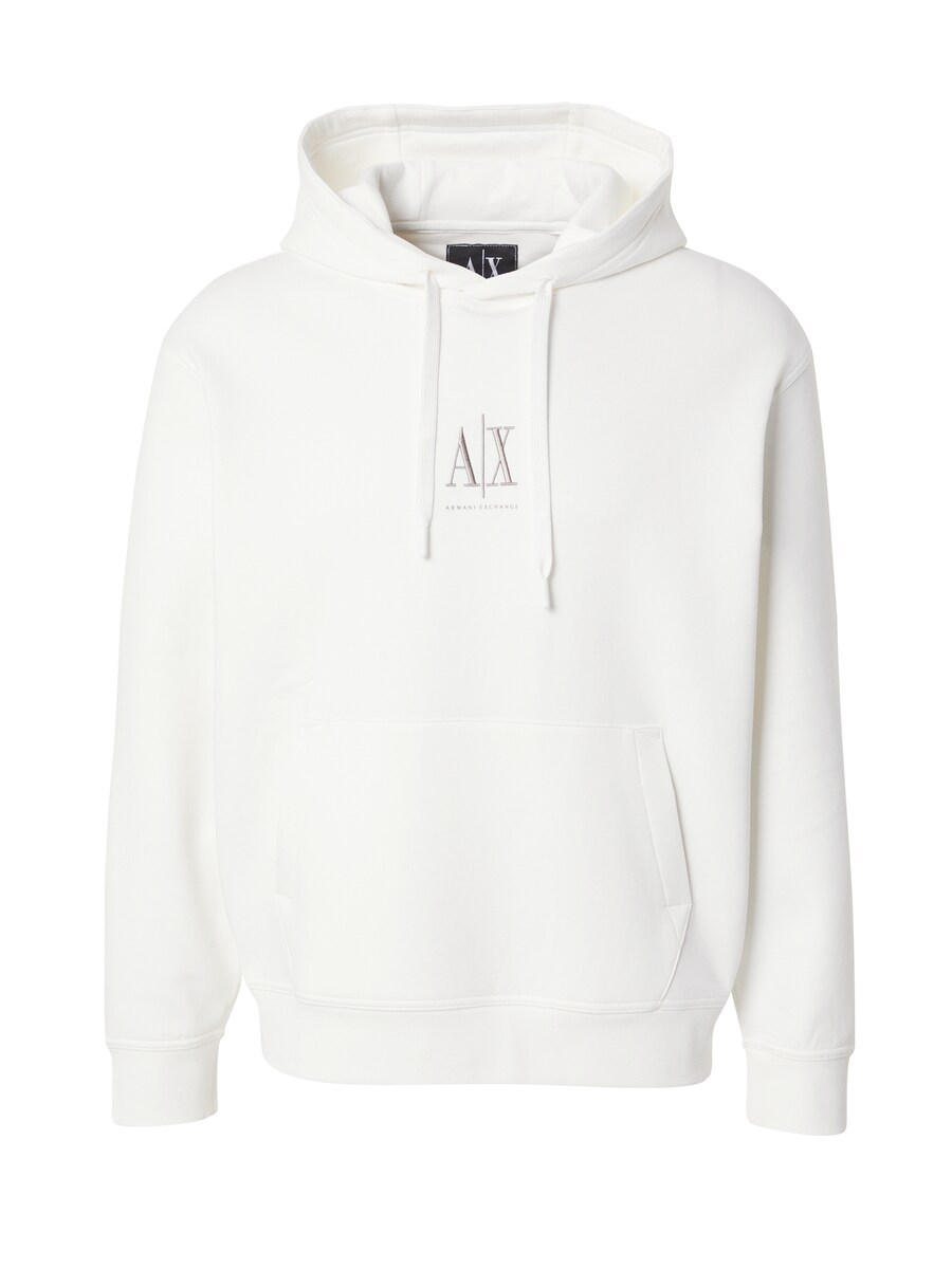 Толстовка с капюшоном ARMANI EXCHANGE Sweatshirt, белый 
Толстовка с капюшоном ARMANI EXCHANGE Sweatshirt, белый