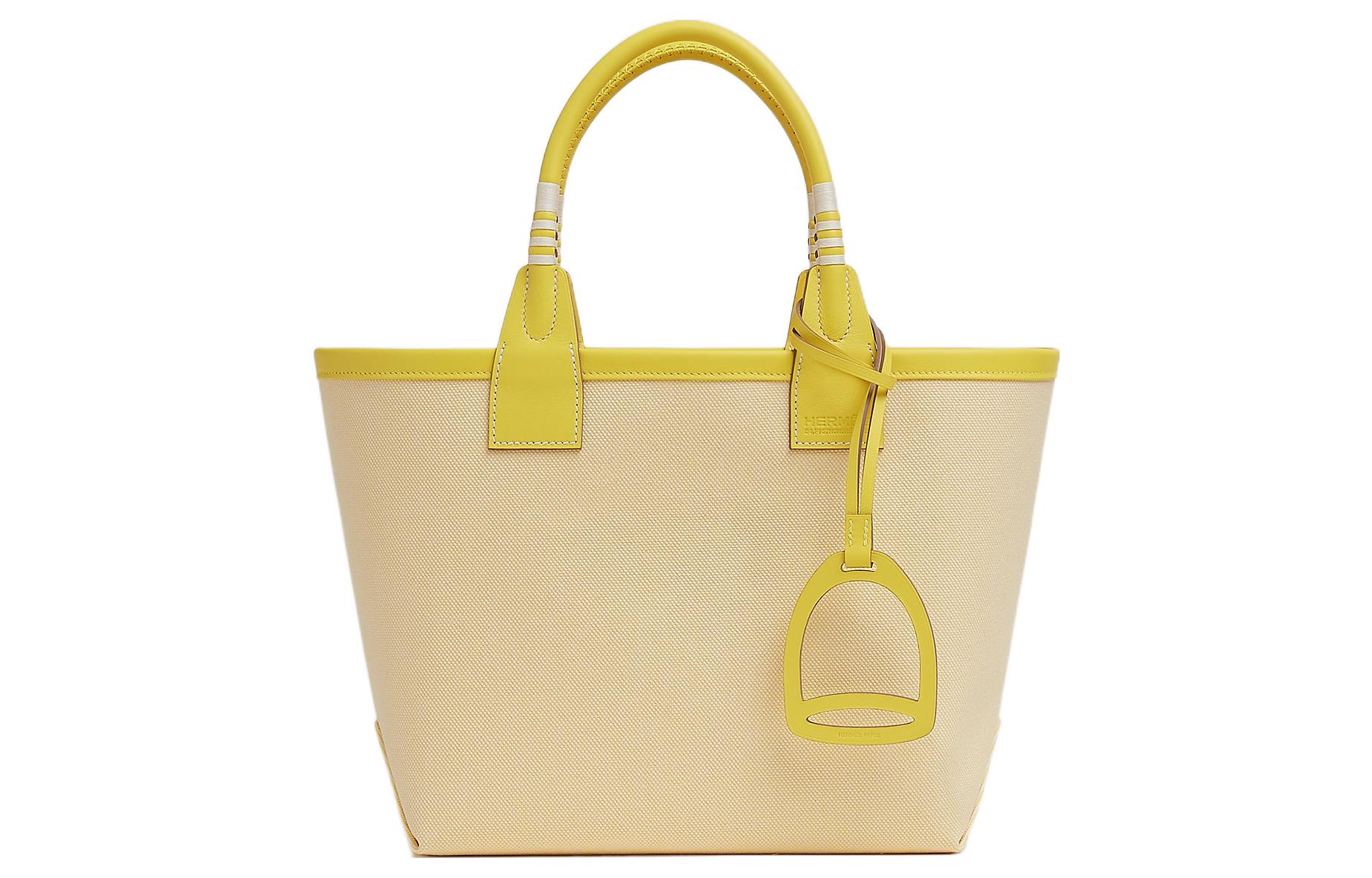 HERMES Сумка-торба из телячьей кожи с канвасом
HERMES Сумка-торба из телячьей кожи с канвасом