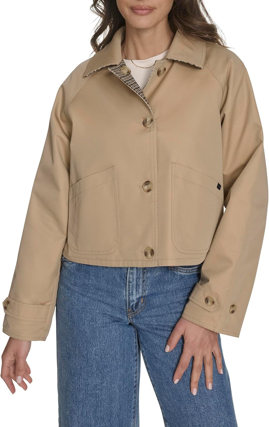 Женский двусторонний короткий тренч Levi's, Khaki
Женский двусторонний короткий тренч Levi's, Khaki