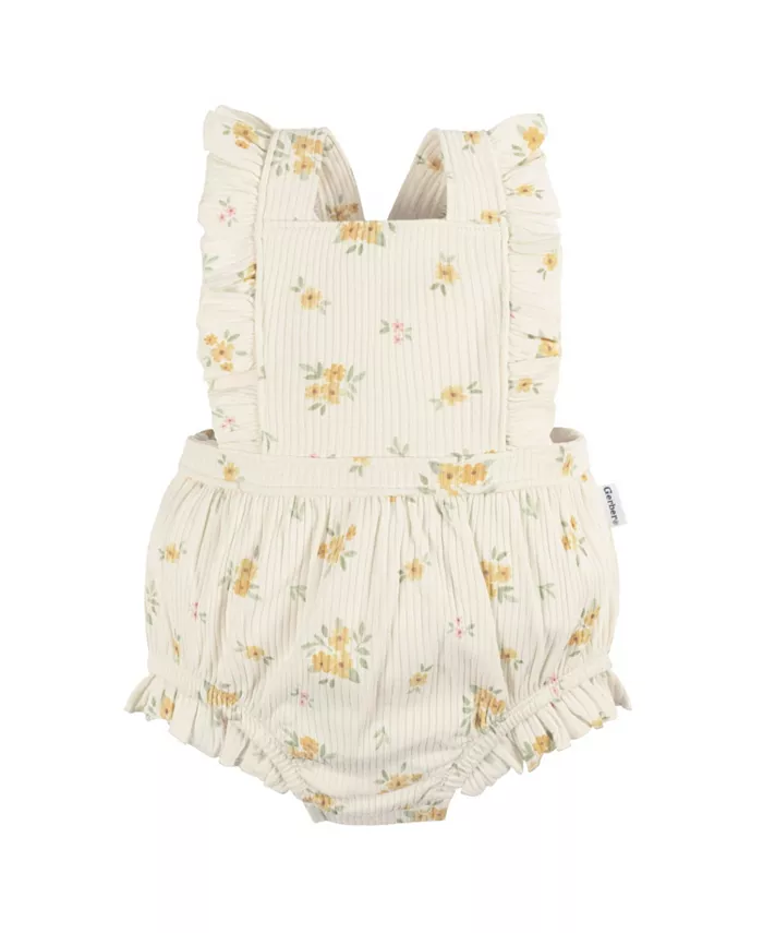 Детский комбинезон без рукавов с рюшами для девочек Gerber, белый
Детский комбинезон без рукавов с рюшами для девочек Gerber, белый