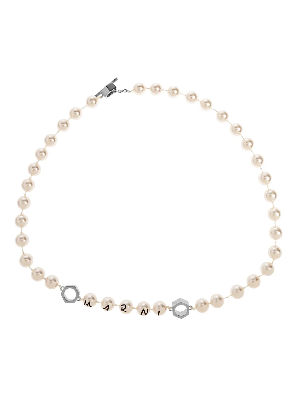 Ожерелье с логотипом Marni, нейтральный
Ожерелье с логотипом Marni, нейтральный