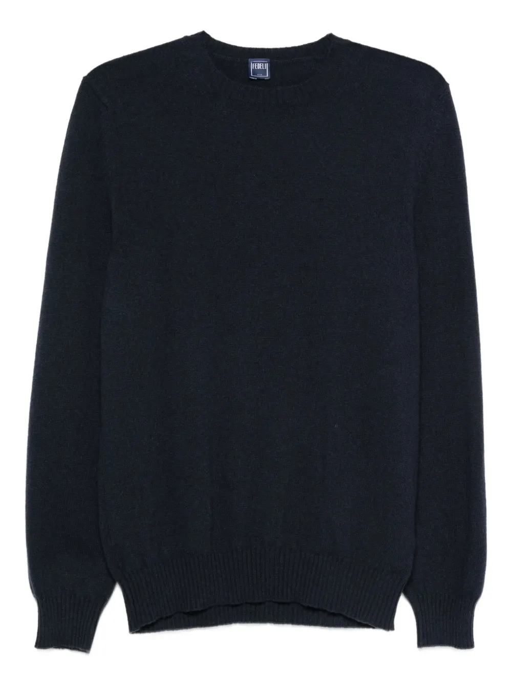 Кашемировый свитер с круглым вырезом Fedeli, синий
Кашемировый свитер с круглым вырезом Fedeli, синий