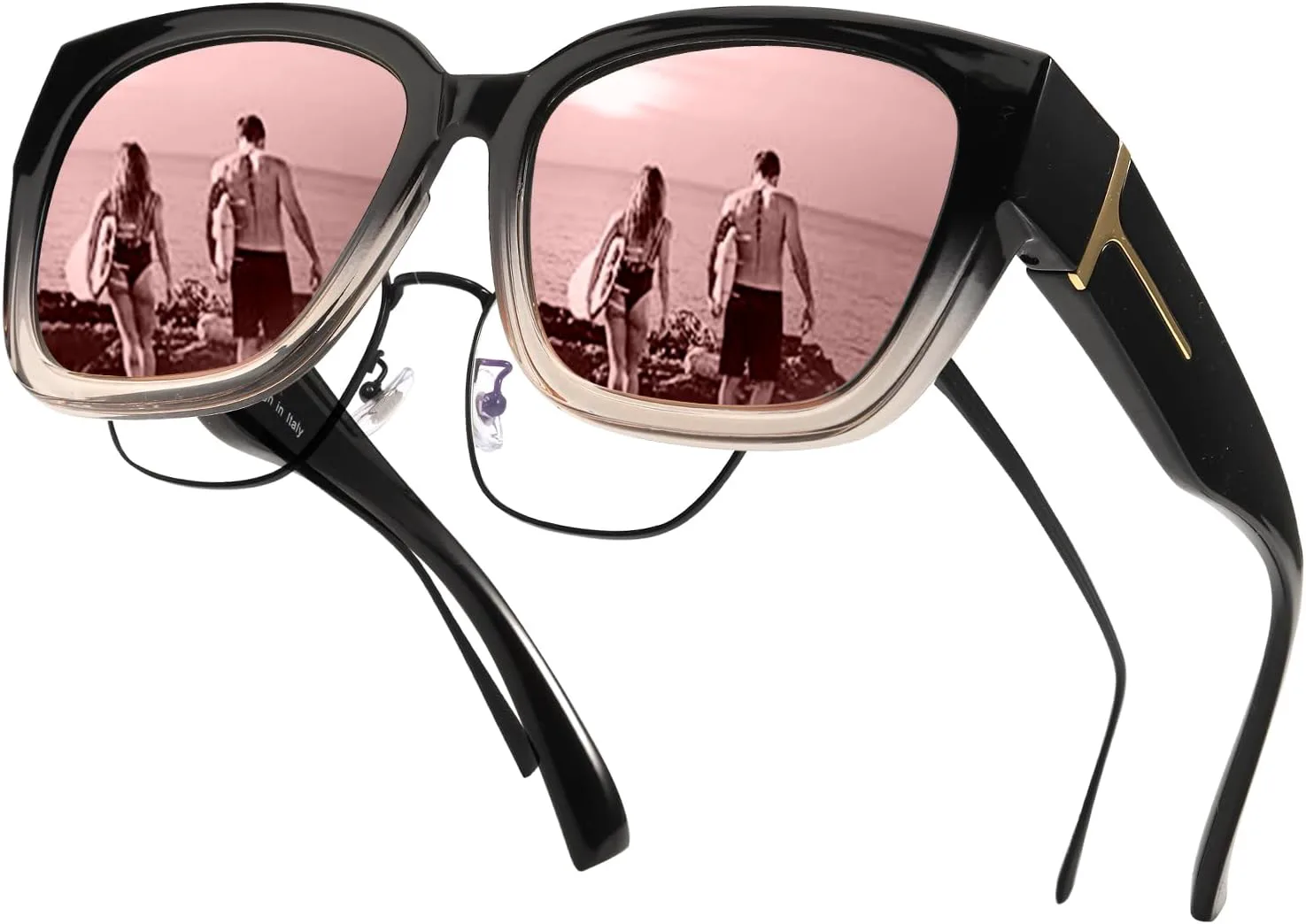 Поляризованные солнцезащитные очки LVIOE для женщин и мужчин, увеличенного квадратного размера, с защитой от УФ-излучения, A12 Clear Black Pink Frame/Pink Lens
Поляризованные солнцезащитные очки LVIOE для женщин и мужчин, увеличенного квадратного размера, с защитой от УФ-излучения, A12 Clear Black Pink Frame/Pink Lens