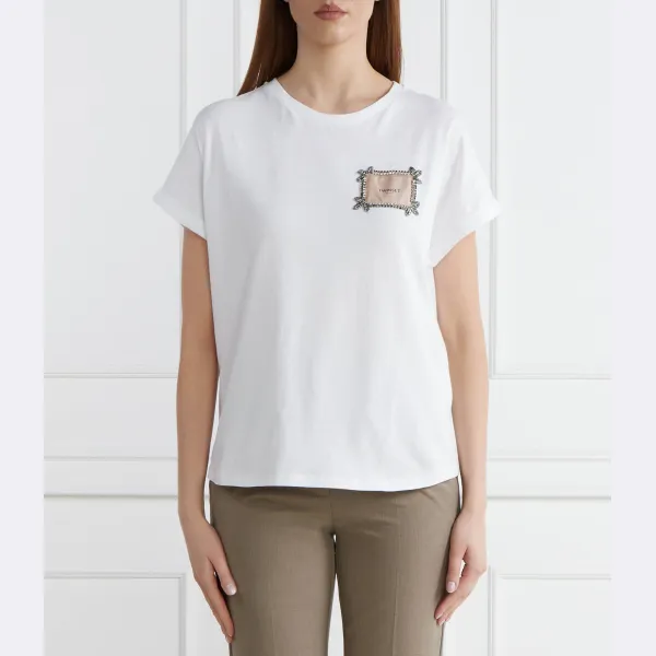 Футболка стандартного кроя Twin-Set, белый
Футболка стандартного кроя Twin-Set, белый