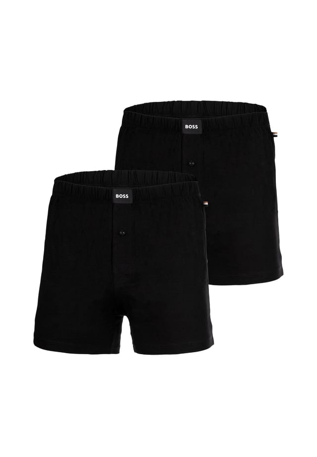 Комплект из 2 трусов-боксеров - трикотажные трусы-боксеры из хлопка стрейч однотонные Boss, черный
Комплект из 2 трусов-боксеров - трикотажные трусы-боксеры из хлопка стрейч однотонные Boss, черный