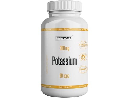Ecomax, Калий 300 мг, 90 капсул. 
Ecomax, Калий 300 мг, 90 капсул.