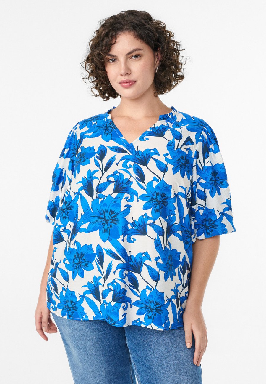 Блуза Zizzi MIT KURZEN ÄRMELN, Snow W. W. Blue/Off-White
Блуза Zizzi MIT KURZEN ÄRMELN, Snow W. W. Blue/Off-White