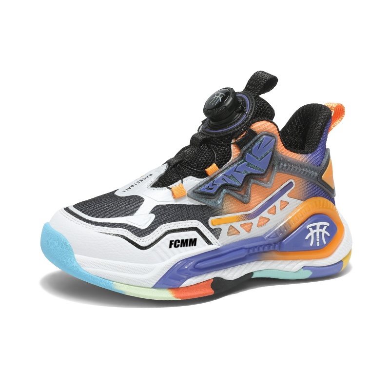 Противоскользящие, дышащие, легкие, амортизирующие низкие баскетбольные кроссовки для детей FCMM, фиолетовый 
Противоскользящие, дышащие, легкие, амортизирующие низкие баскетбольные кроссовки для детей FCMM, фиолетовый