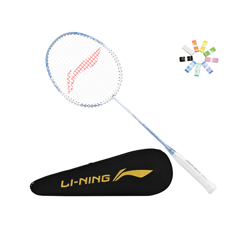 LINING Thunder Series 9 углеродно-алюминиевая бадминтонная ракетка для атакующей игры жесткая головка продвинутый уровень унисекс 3U/G5 белый синий
LINING Thunder Series 9 углеродно-алюминиевая бадминтонная ракетка для атакующей игры жесткая головка продвинутый уровень унисекс 3U/G5 белый синий