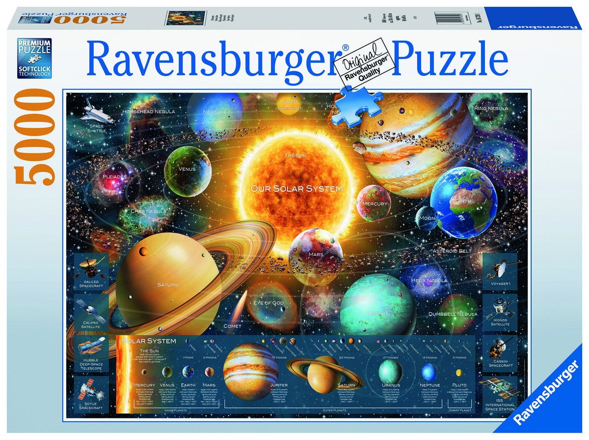 Ravensburger, пазл, Планетная система, 5000 шт. 
Ravensburger, пазл, Планетная система, 5000 шт.