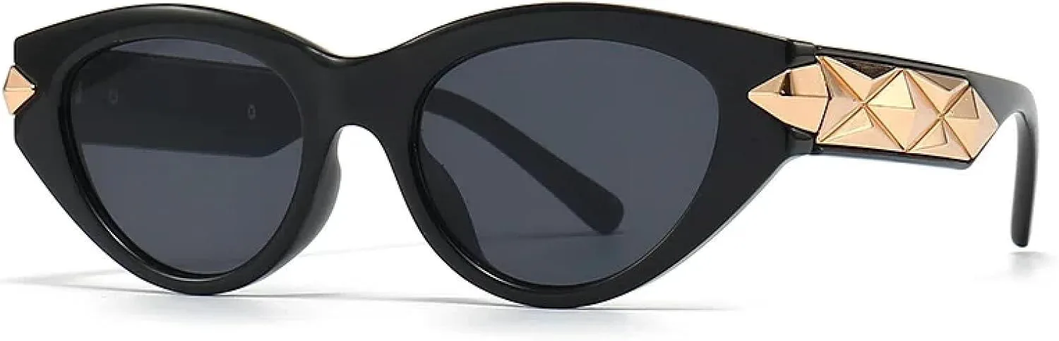 Женские солнцезащитные очки класса люкс в винтажном стиле с зеркальными линзами, модные, для активного отдыха, с защитой от УФ-излучения UV400 TOIPASTN, C1black
Женские солнцезащитные очки класса люкс в винтажном стиле с зеркальными линзами, модные, для активного отдыха, с защитой от УФ-излучения UV400 TOIPASTN, C1black