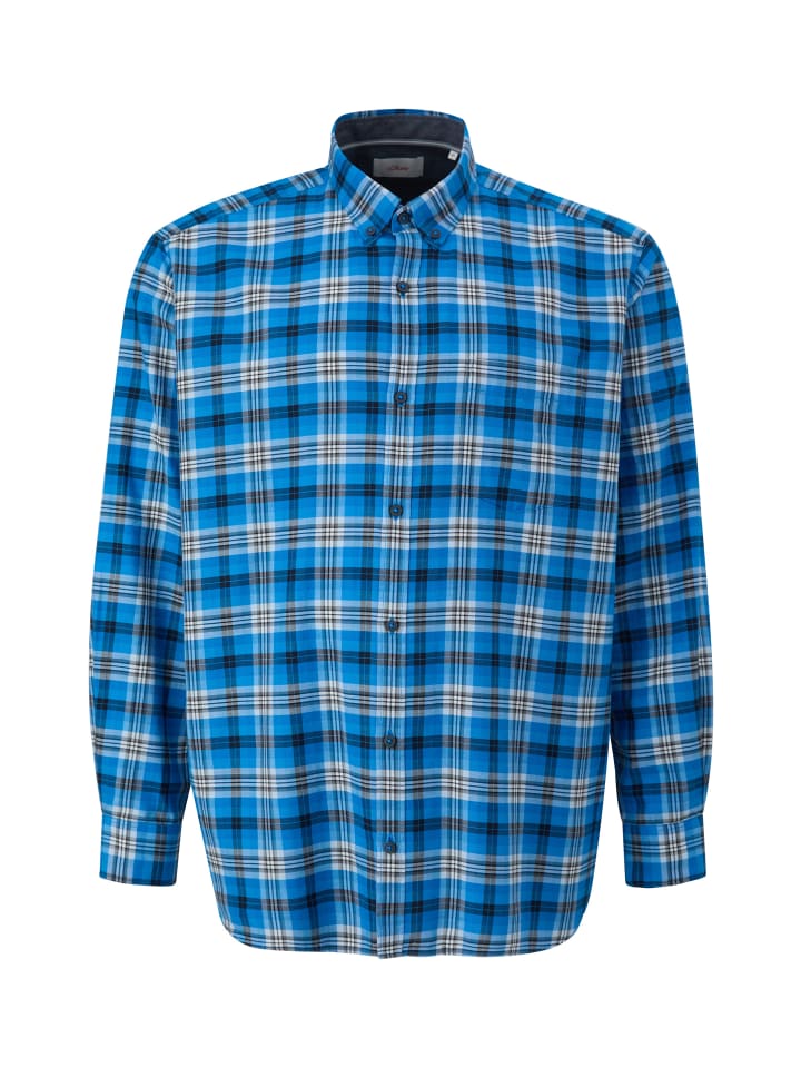 s.Oliver Рубашка 55N2 королевского синего цвета
s.Oliver Рубашка 55N2 королевского синего цвета