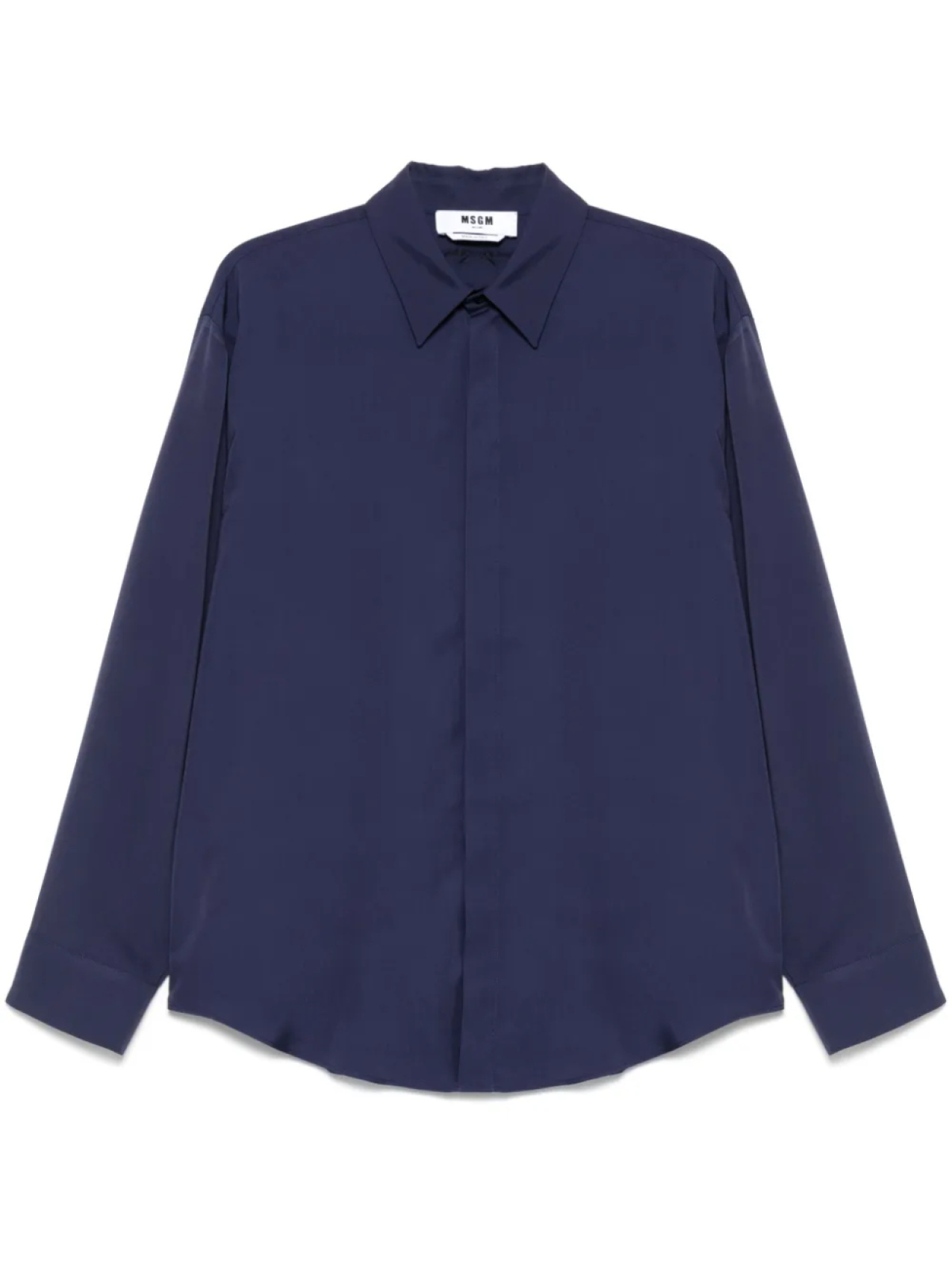 MSGM рубашка с вышитым логотипом, синий
MSGM рубашка с вышитым логотипом, синий