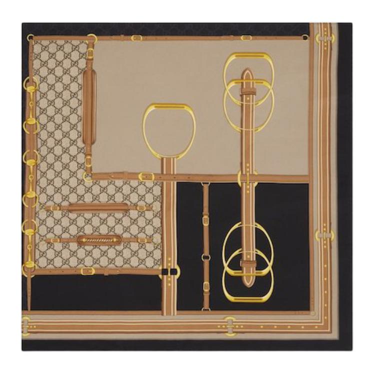 Шёлковый платок с принтом GUCCI
Шёлковый платок с принтом GUCCI