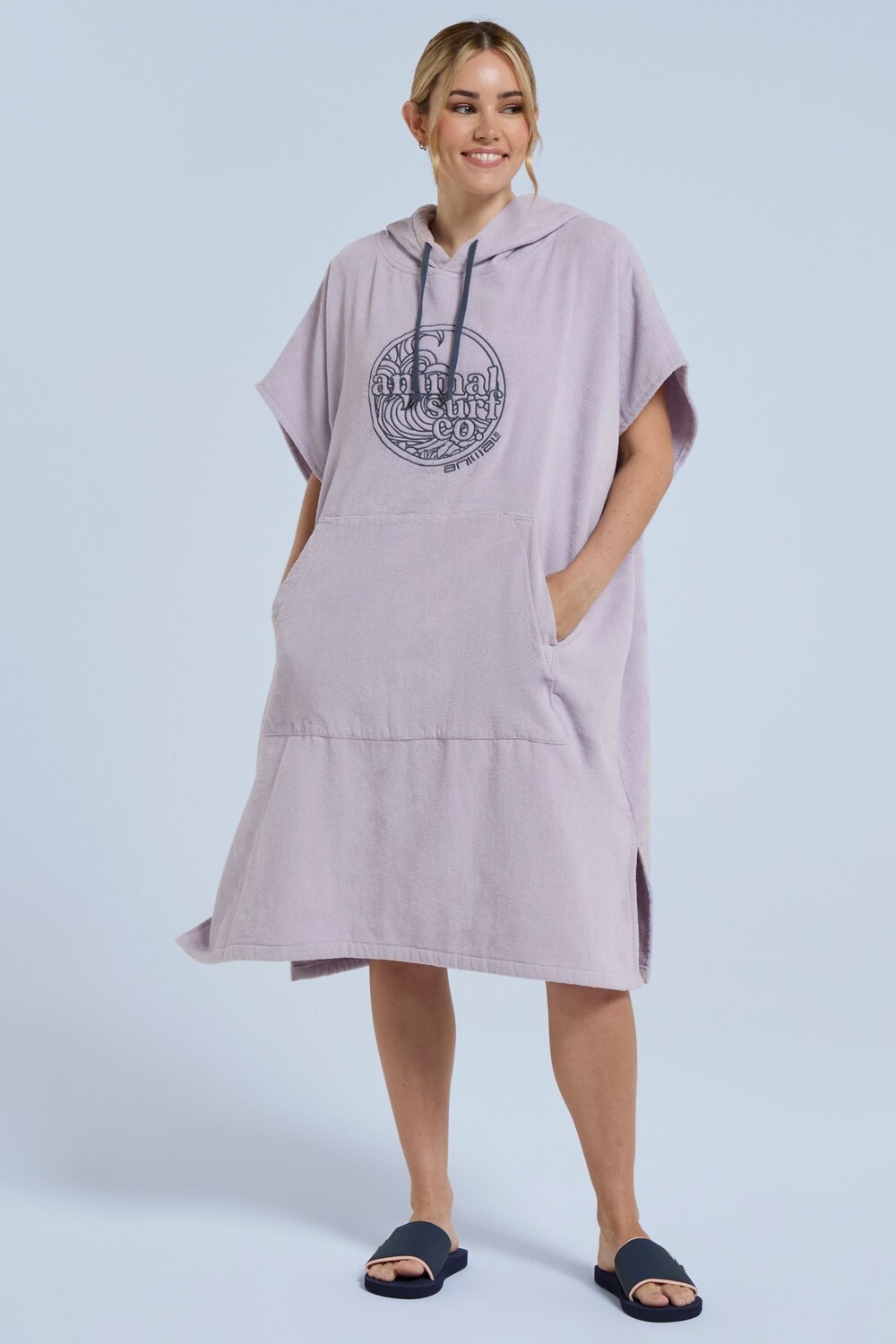 Женское пончо для полотенец Анны Animal, фиолетовый
Женское пончо для полотенец Анны Animal, фиолетовый