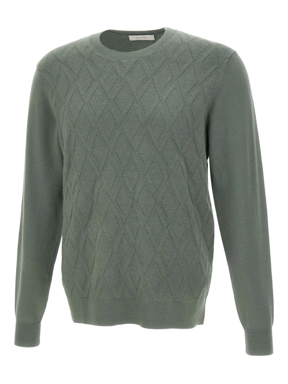 Свитер с ромбовидным узором Diktat, зеленый
Свитер с ромбовидным узором Diktat, зеленый