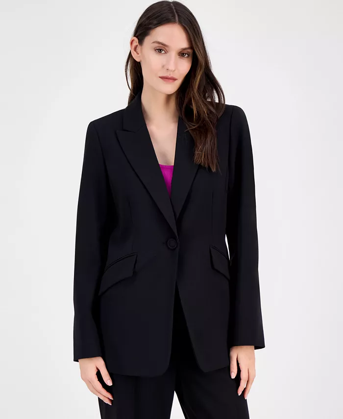 Пиджак с острыми лацканами на пуговицах, Regular & Petite Tahari ASL, черный
Пиджак с острыми лацканами на пуговицах, Regular & Petite Tahari ASL, черный