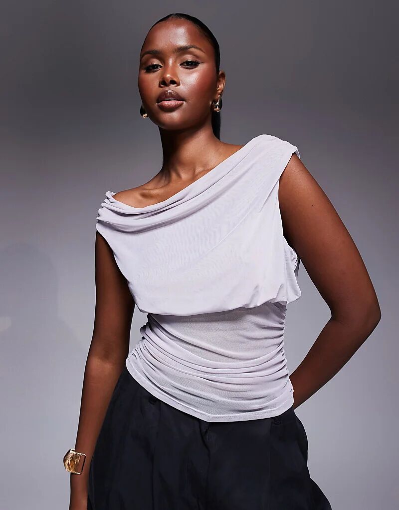 Сетчатый топ с поясом ASOS DESIGN серого цвета
Сетчатый топ с поясом ASOS DESIGN серого цвета