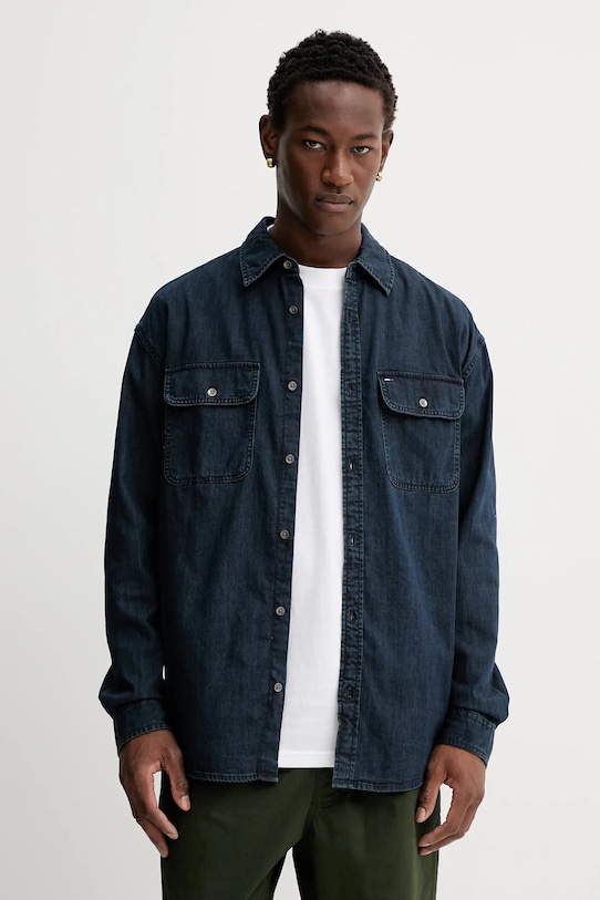Джинсовая рубашка Tommy Jeans, темно-синий
Джинсовая рубашка Tommy Jeans, темно-синий