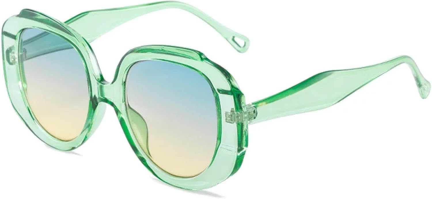 Классические винтажные солнцезащитные очки в овальной оправе с большой оправой для женщин и мужчин, модные, роскошные, для летних путешествий, с защитой от УФ-излучения UV400 TKKTLLT, Green Green Yellow
Классические винтажные солнцезащитные очки в овальной оправе с большой оправой для женщин и мужчин, модные, роскошные, для летних путешествий, с защитой от УФ-излучения UV400 TKKTLLT, Green Green Yellow