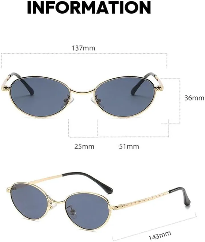 Овальные солнцезащитные очки в стиле ретро для женщин и мужчин, металлическая оправа, круглые солнцезащитные очки для мужчин, защита от УФ-излучения UV400 MTZJH, 2
Овальные солнцезащитные очки в стиле ретро для женщин и мужчин, металлическая оправа, круглые солнцезащитные очки для мужчин, защита от УФ-излучения UV400 MTZJH, 2
