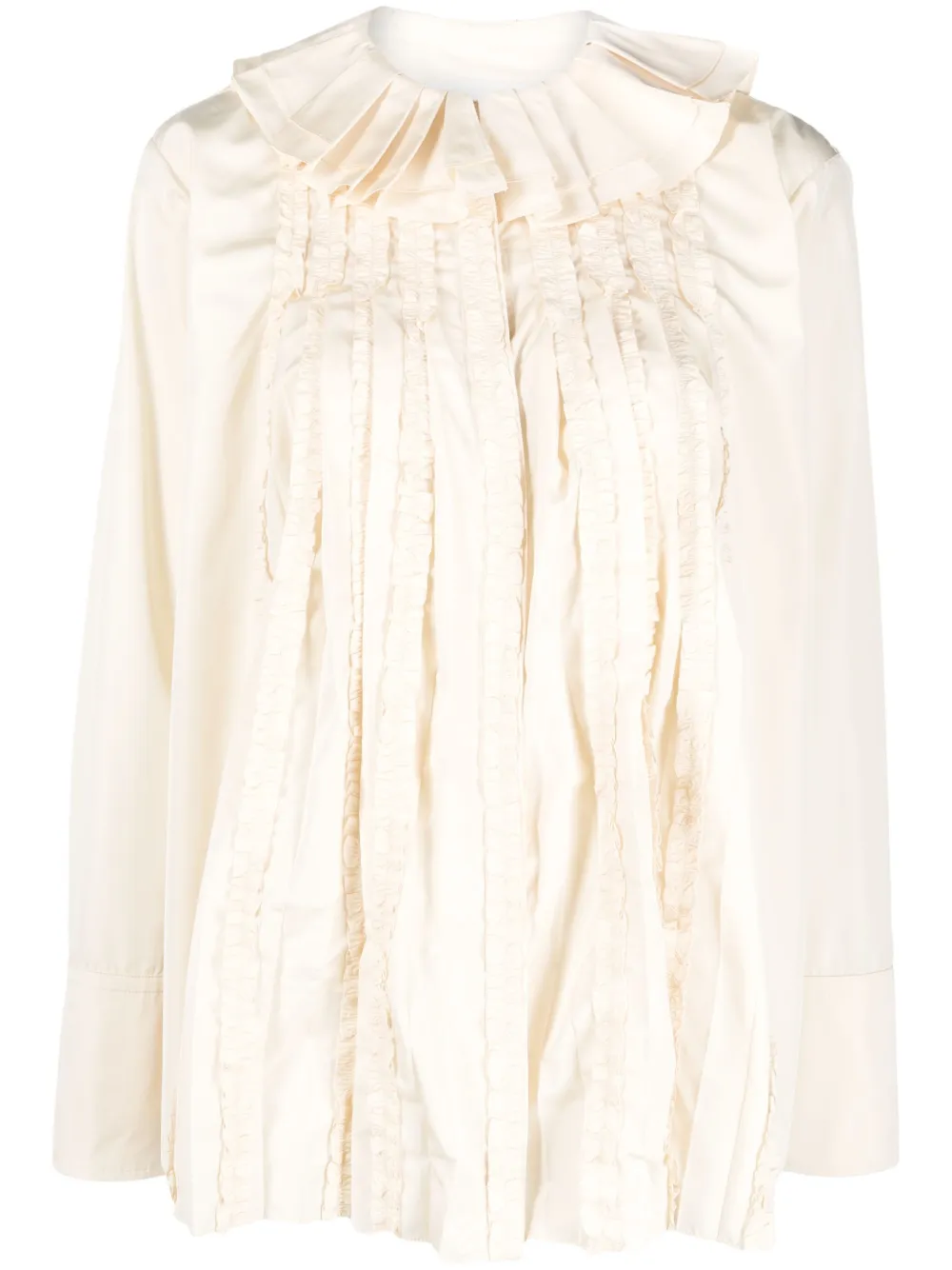 Блузка с оборками и длинными рукавами JIL SANDER, нейтральный
Блузка с оборками и длинными рукавами JIL SANDER, нейтральный