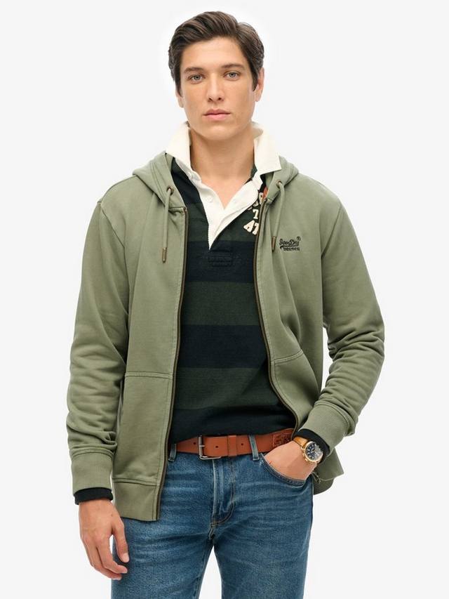 Толстовка на молнии со стираным логотипом essential Superdry, цвет Washed Beetle Green
Толстовка на молнии со стираным логотипом essential Superdry, цвет Washed Beetle Green