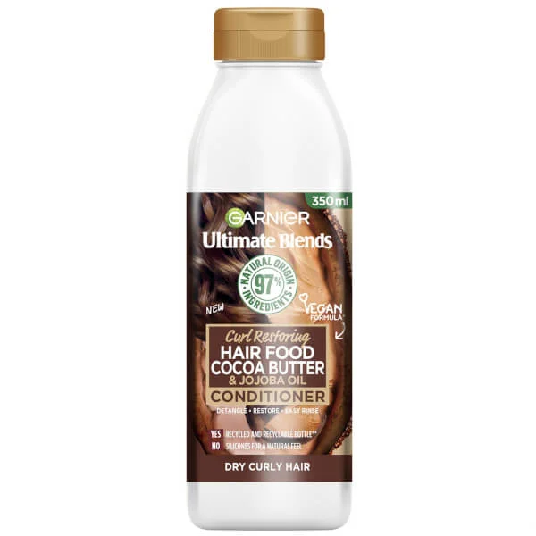 Ultimate blends волос пищевой кондиционер с маслом какао для сухих и вьющихся волос Garnier, 350 мл.
Ultimate blends волос пищевой кондиционер с маслом какао для сухих и вьющихся волос Garnier, 350 мл.