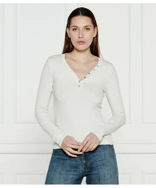 Блузка Кайла Slim fit Guess Jeans, бежевый
Блузка Кайла Slim fit Guess Jeans, бежевый