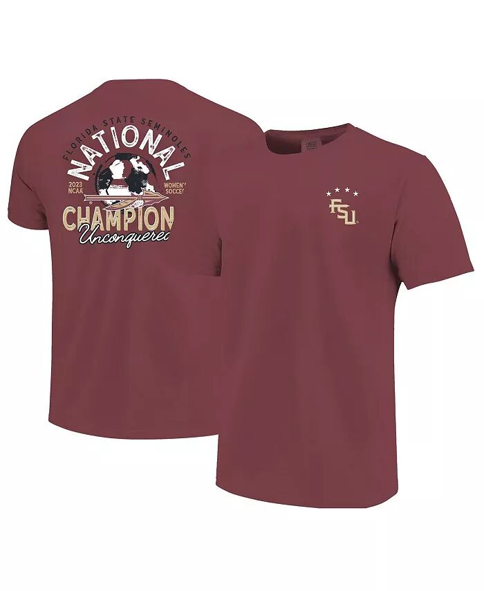 Мужская и женская футболка Garnet Florida State Seminoles 2023 NCAA Womens Soccer National Champions Image One
Мужская и женская футболка Garnet Florida State Seminoles 2023 NCAA Womens Soccer National Champions Image One