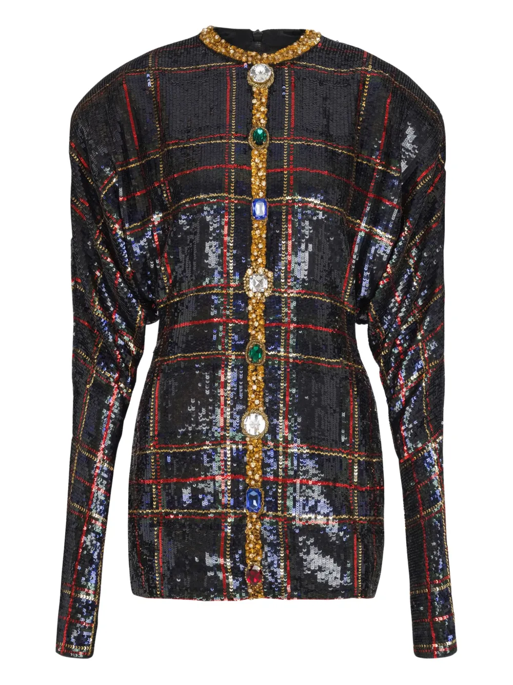 Платье с пайетками Balmain, черный
Платье с пайетками Balmain, черный