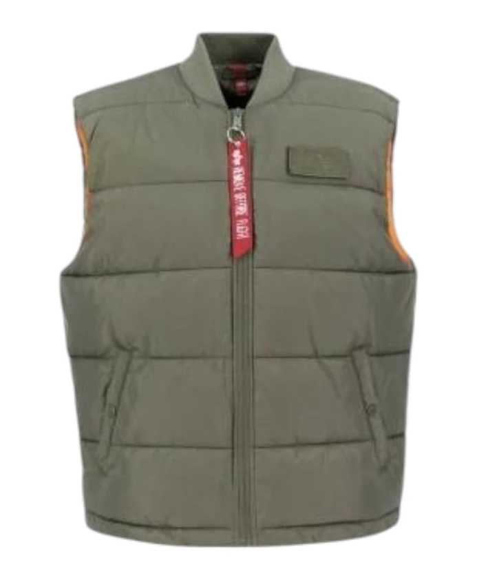 Стеганый жилет, легкий, застежка на липучке. Alpha Industries, зеленый
Стеганый жилет, легкий, застежка на липучке. Alpha Industries, зеленый