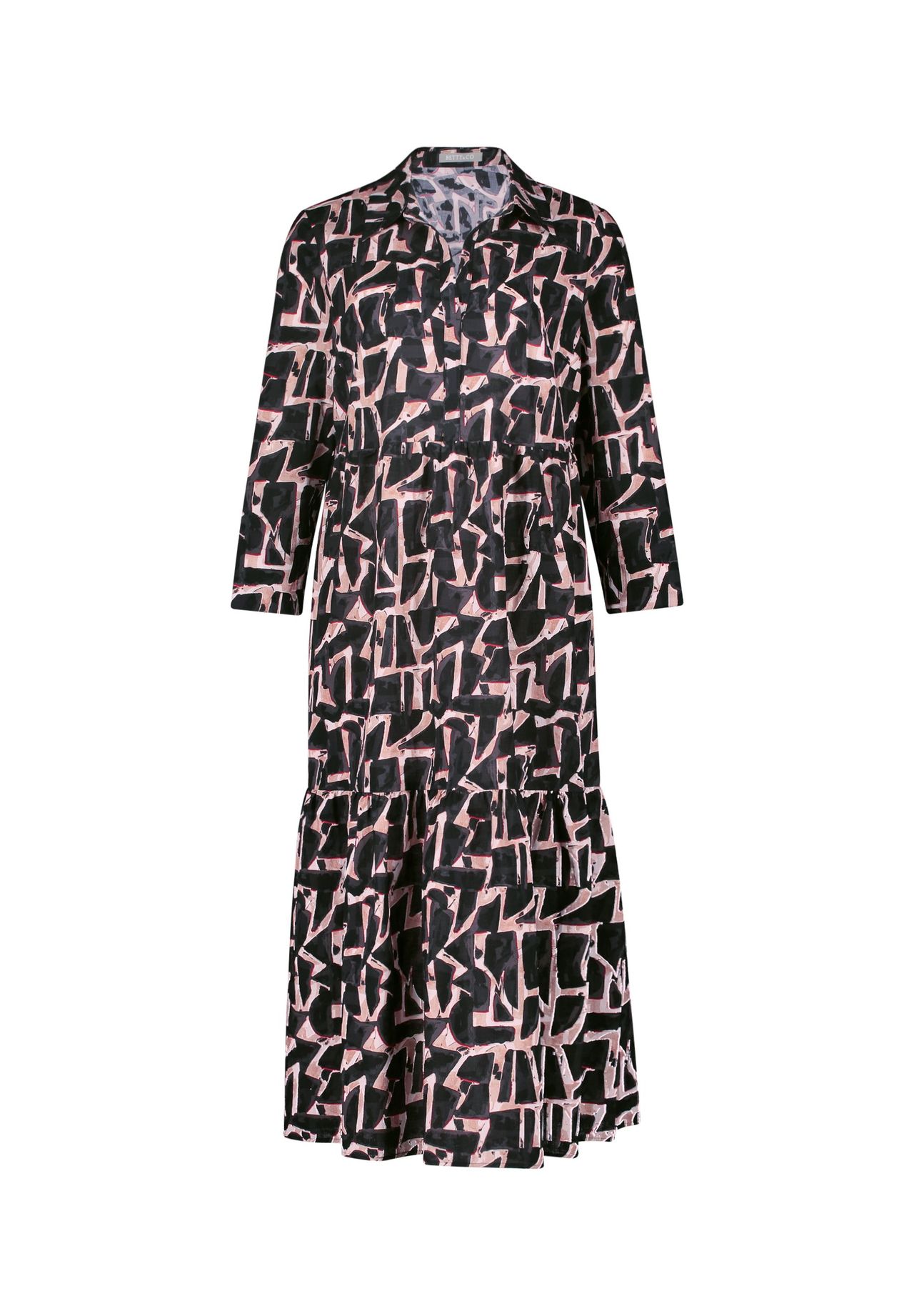Многоярусное платье с принтом BETTY & CO, серо-коричнево-черный
Многоярусное платье с принтом BETTY & CO, серо-коричнево-черный