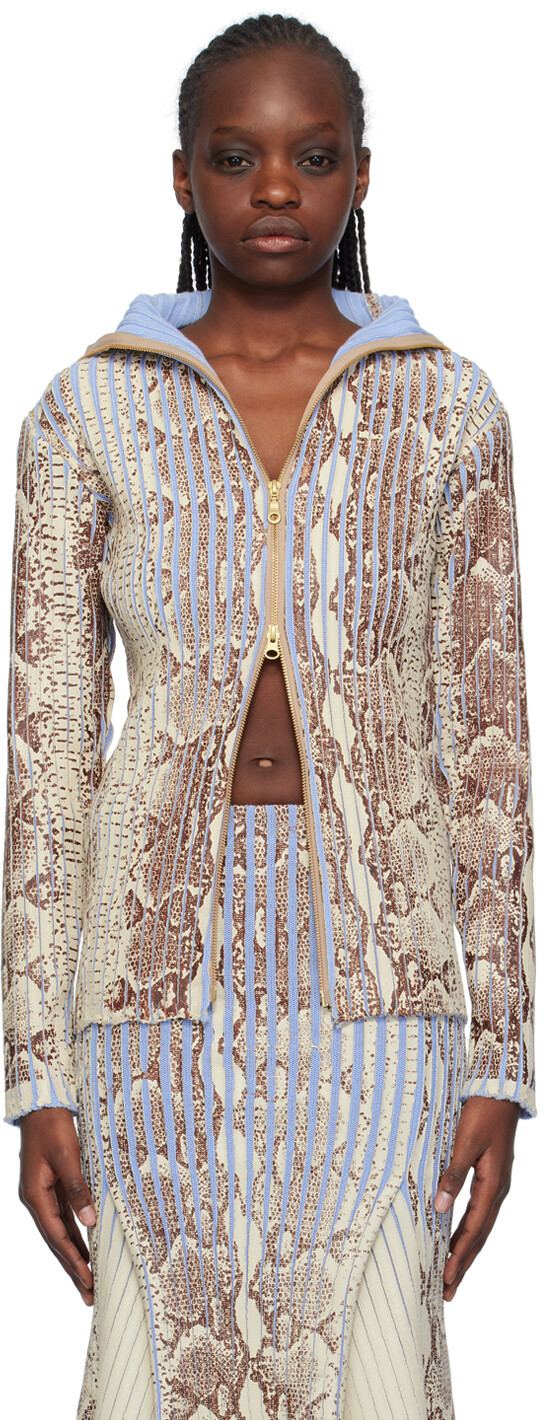 Эксклюзивный бело-синий свитер SSENSE Stanley Raffington
Эксклюзивный бело-синий свитер SSENSE Stanley Raffington