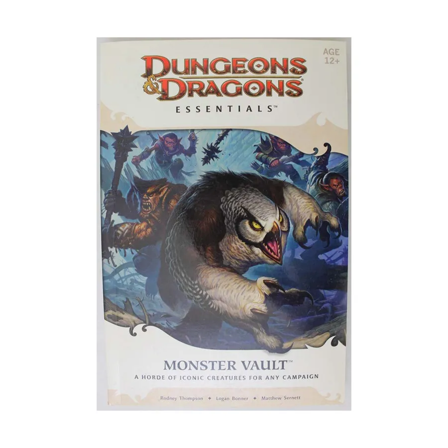 Monster Vault - Book Only!, Dungeons & Dragons (4th Edition) - Essentials, мягкая обложка 
Monster Vault - Book Only!, Dungeons & Dragons (4th Edition) - Essentials, мягкая обложка