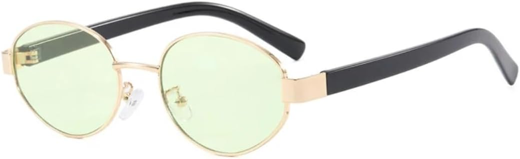 Модные панк-очки для мужчин, маленькие овальные, для женщин, стильные солнцезащитные очки для вождения, летние очки для путешествий, защита от УФ-излучения UV400 VVTWSSW, Gold Green
Модные панк-очки для мужчин, маленькие овальные, для женщин, стильные солнцезащитные очки для вождения, летние очки для путешествий, защита от УФ-излучения UV400 VVTWSSW, Gold Green