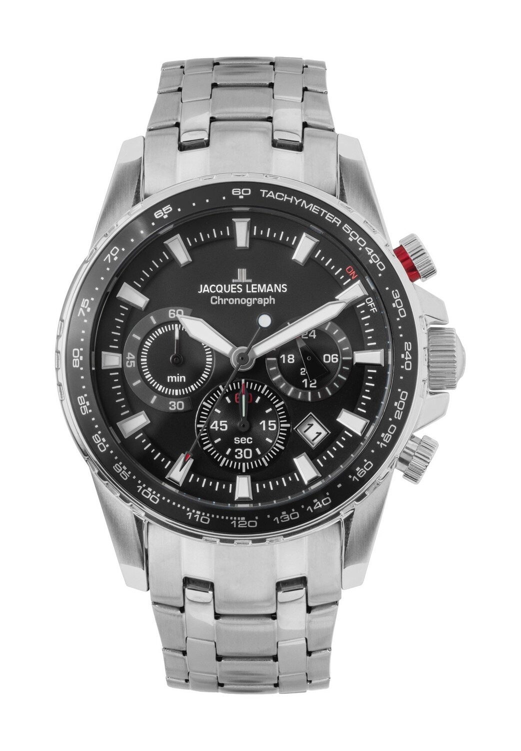 Мужской хронограф 1-2099 JACQUES LEMANS, цвет Silber Schwarz
Мужской хронограф 1-2099 JACQUES LEMANS, цвет Silber Schwarz