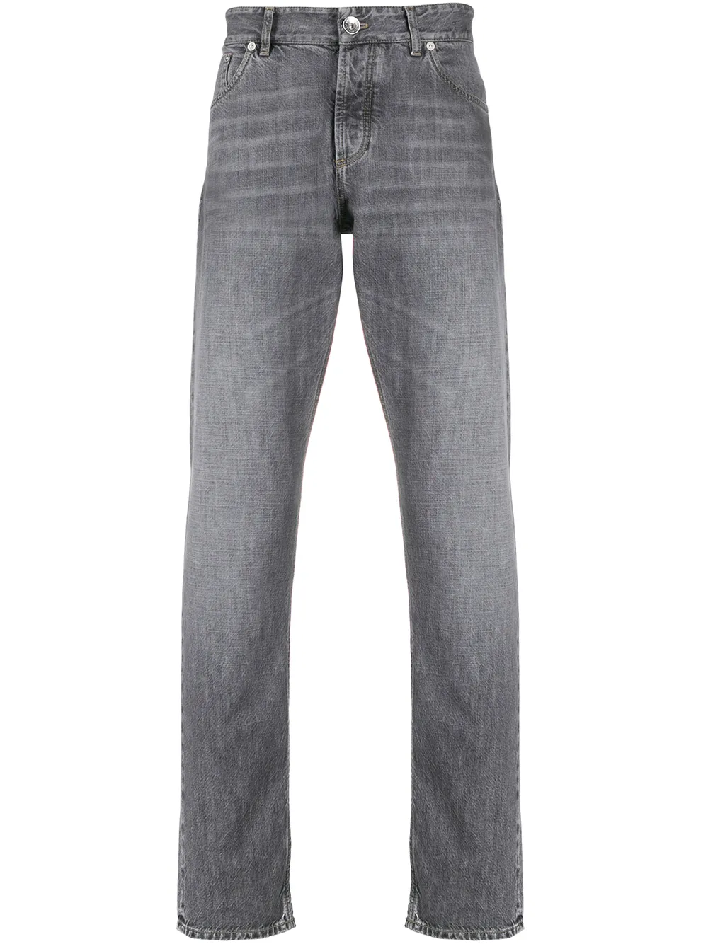 Джинсы прямого кроя Brunello Cucinelli, серый
Джинсы прямого кроя Brunello Cucinelli, серый