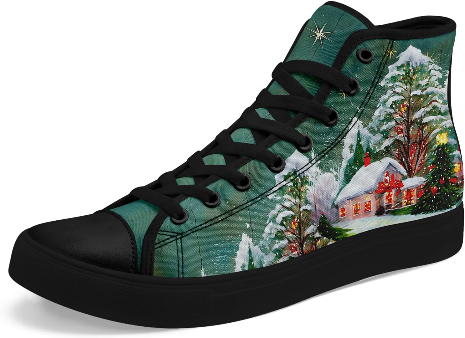Рождественские высокие кеды из ткани для женщин и мужчин, праздничный подарок, удобные стильные плоские кроссовки для прогулок Awsole, белый/черный/красный/зеленый
Рождественские высокие кеды из ткани для женщин и мужчин, праздничный подарок, удобные стильные плоские кроссовки для прогулок Awsole, белый/черный/красный/зеленый