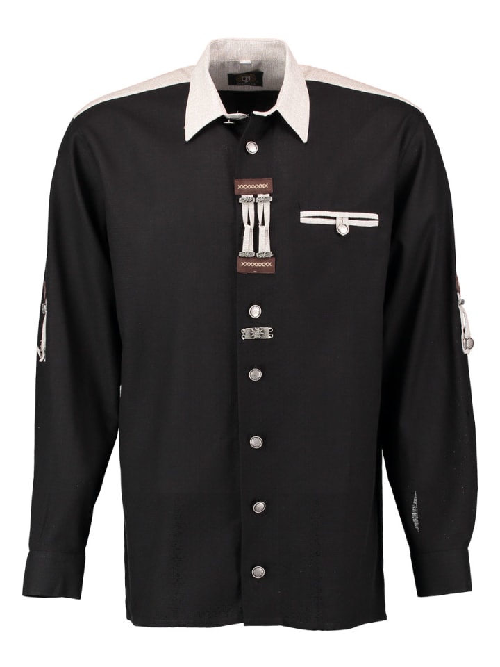 Традиционная рубашка Неваи черного цвета OS-Trachten
Традиционная рубашка Неваи черного цвета OS-Trachten