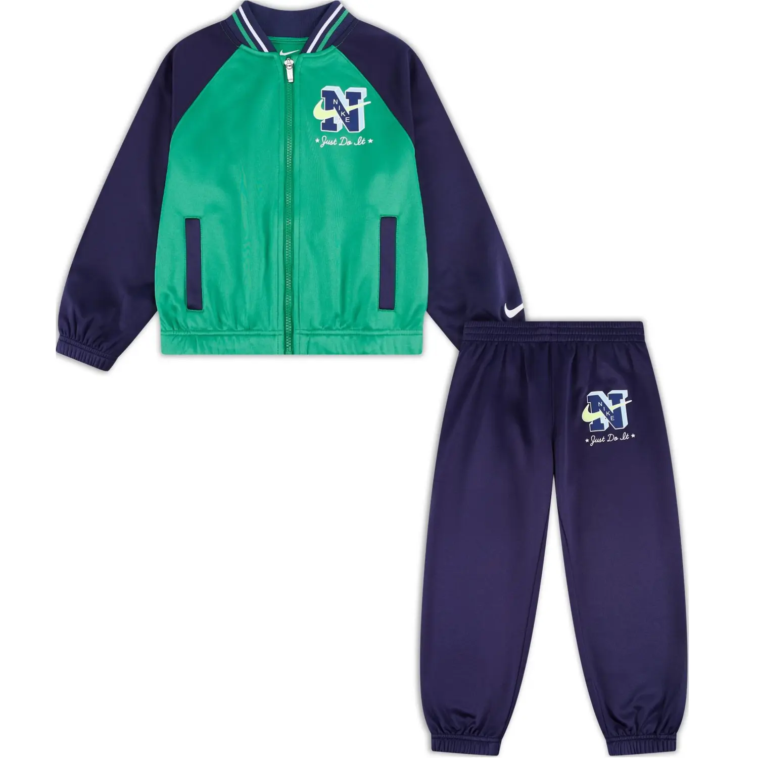 Детская повседневная спортивная одежда с бейсбольным воротником Nike, зеленый+темно темно-синий
Детская повседневная спортивная одежда с бейсбольным воротником Nike, зеленый+темно темно-синий