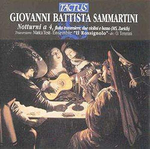 CD диск Sammartini / Tenerani / Ensemble Il Rossignolo: 4-Part Nocturnes
CD диск Sammartini / Tenerani / Ensemble Il Rossignolo: 4-Part Nocturnes