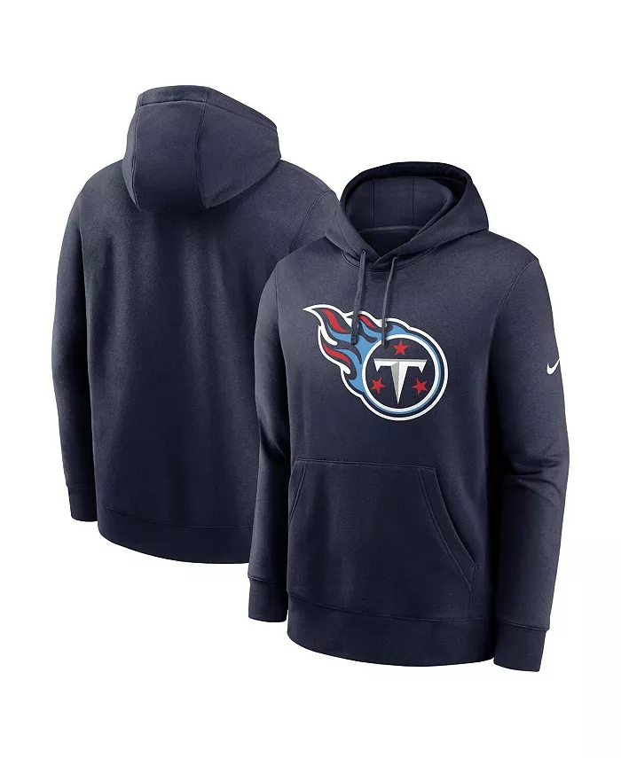 Мужская синяя толстовка с капюшоном Tennessee Titans Club Logo Nike
Мужская синяя толстовка с капюшоном Tennessee Titans Club Logo Nike