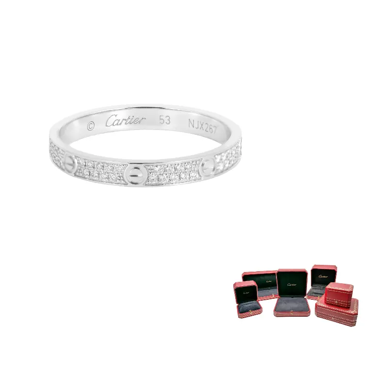 Cartier Кольцо из белого золота 585 пробы Unisex
Cartier Кольцо из белого золота 585 пробы Unisex